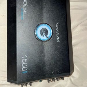 1500watt/1 channel planet audiobook subwoofer amp. Works great like new